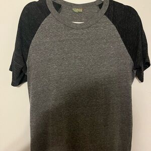 Vintage alternative apparel Gray and Black Raglan T-Shirt